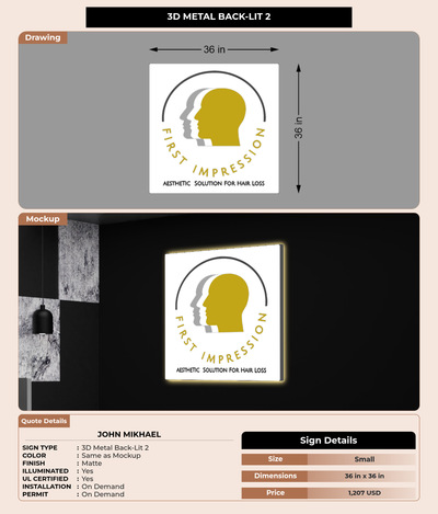 CUSTOM MOCKUP SIGN FOR John Mikhael