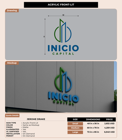 CUSTOM MOCKUP SIGN FOR Jerome Drake