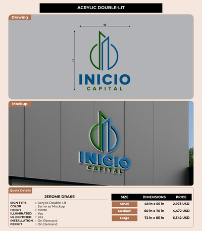 CUSTOM MOCKUP SIGN FOR Jerome Drake