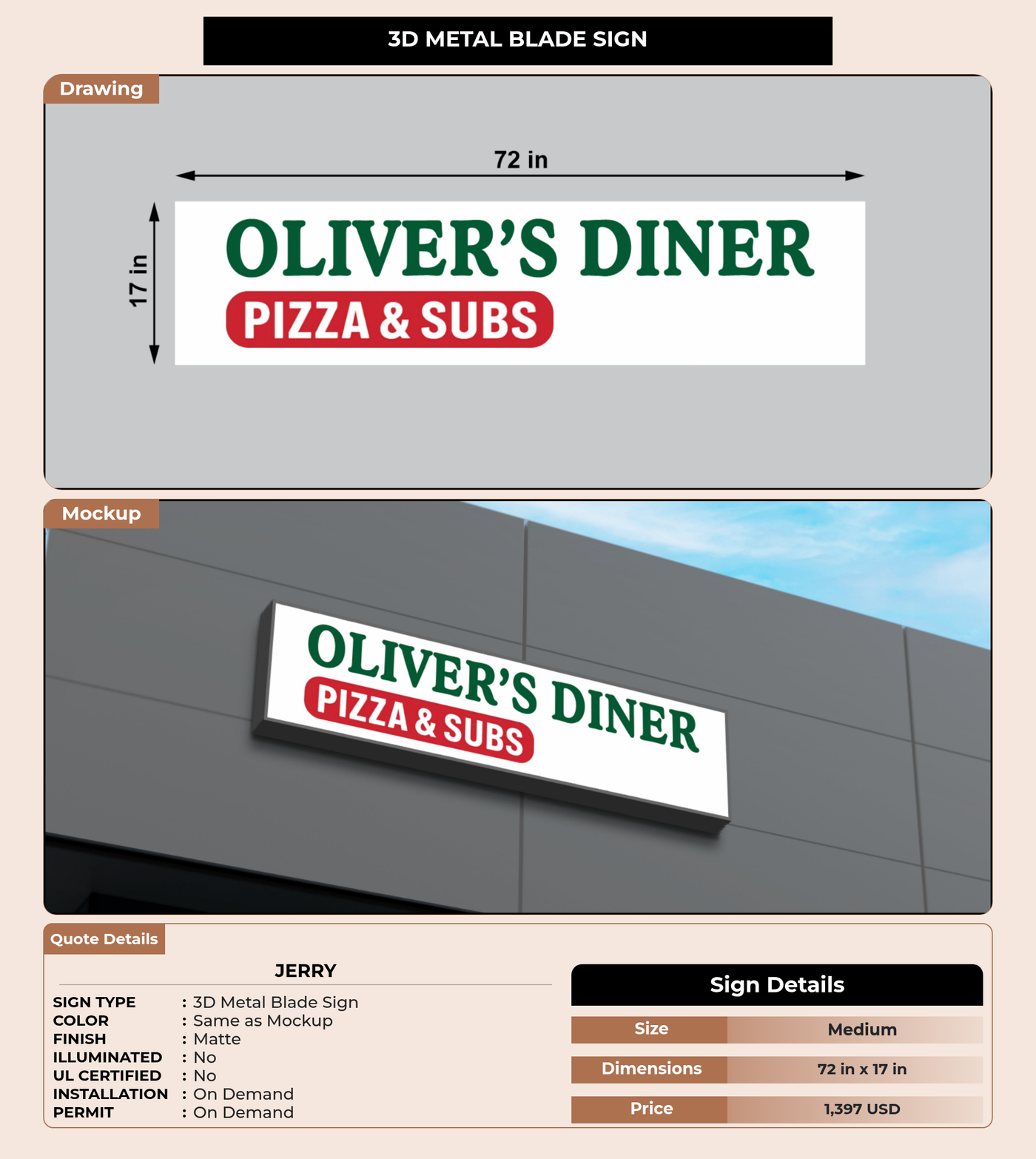 CUSTOM MOCKUP SIGN FOR Jerry