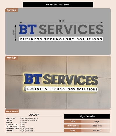 CUSTOM MOCKUP SIGN FOR Joaquin