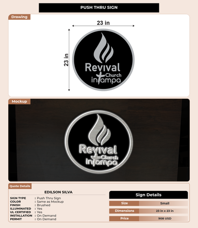 CUSTOM MOCKUP SIGN FOR Edilson Silva