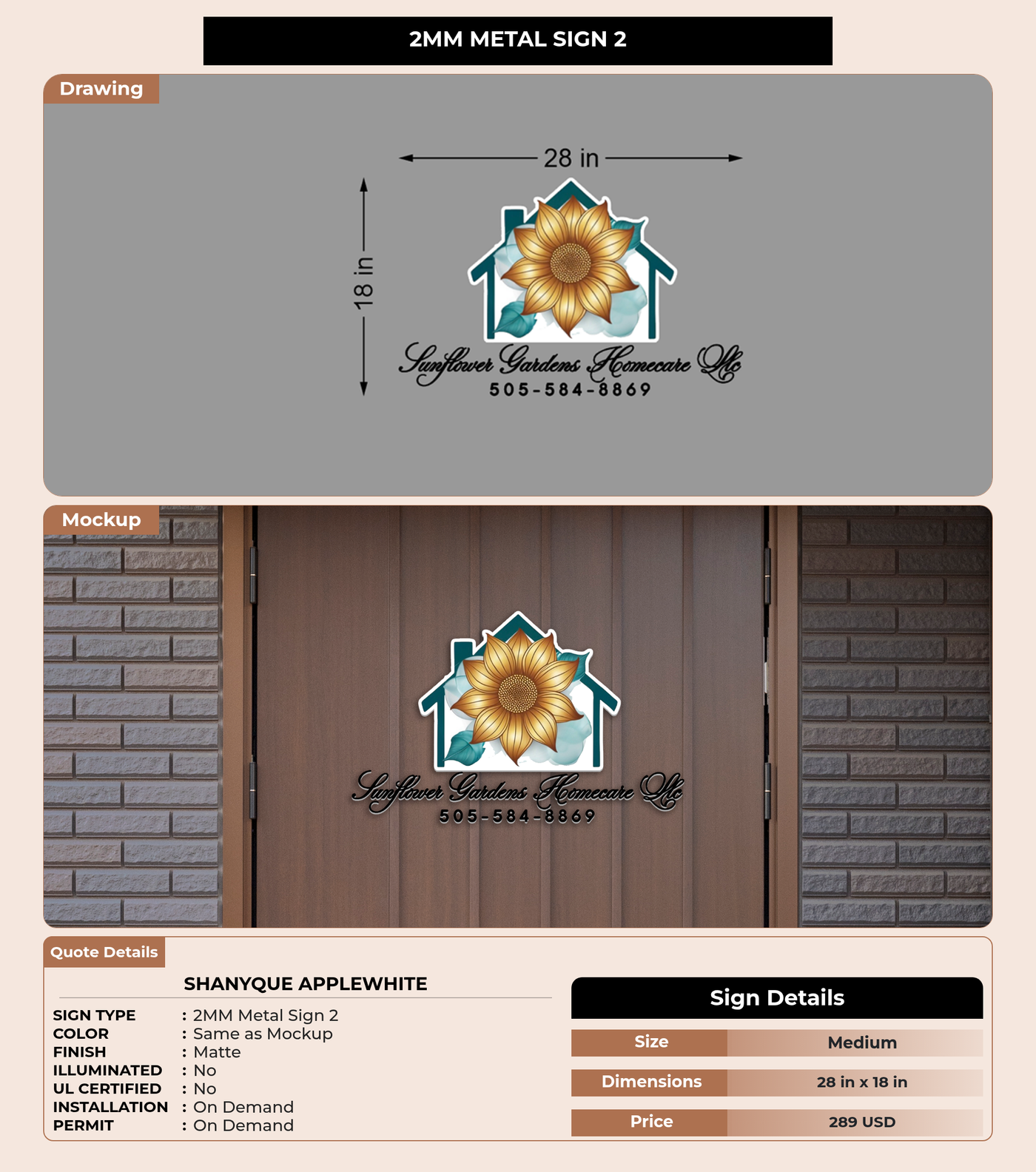 CUSTOM MOCKUP SIGN FOR shanyque Applewhite