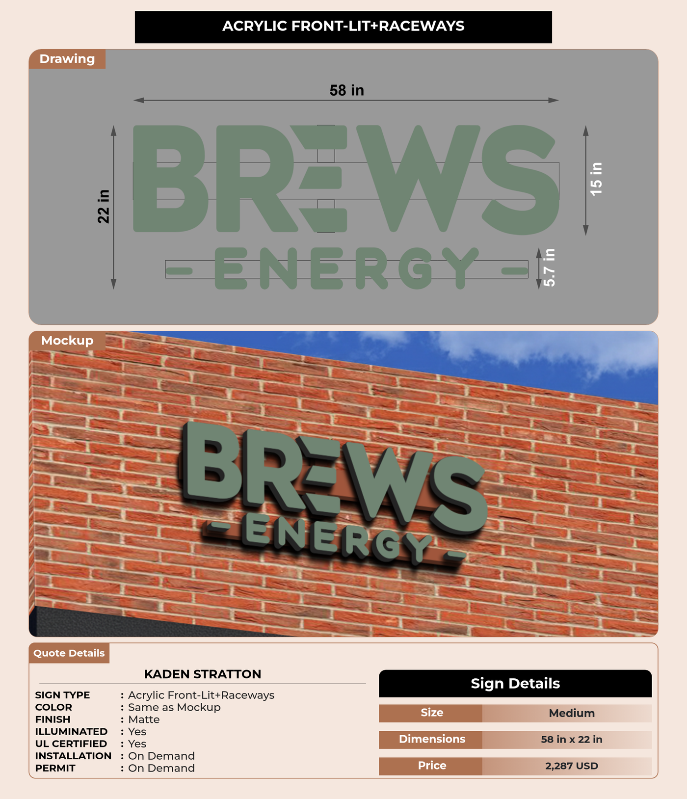 CUSTOM MOCKUP SIGN FOR Kaden Stratton