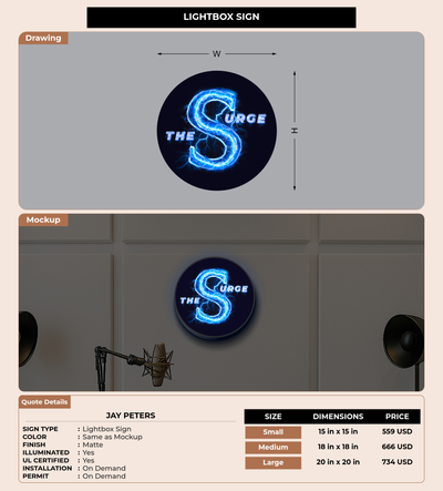 CUSTOM MOCKUP SIGN FOR Jay Peters