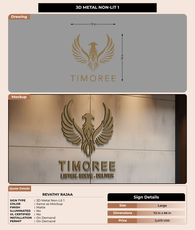 CUSTOM MOCKUP SIGN FOR Revathy Rajaa