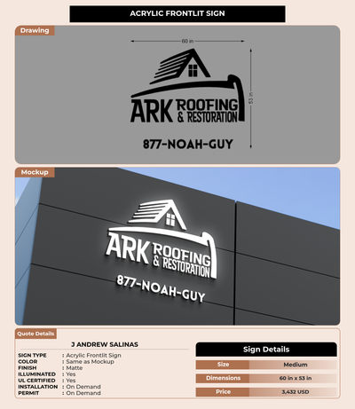 CUSTOM MOCKUP SIGN FOR J Andrew Salinas