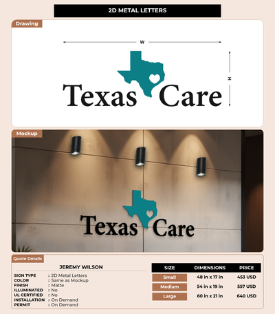 CUSTOM MOCKUP SIGN FOR Jeremy Wilson