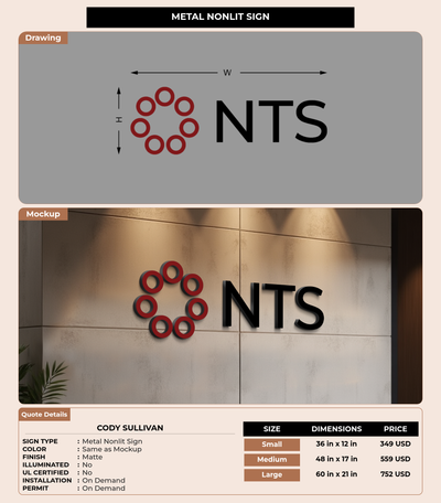 CUSTOM MOCKUP SIGN FOR Cody Sullivan