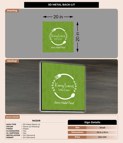 CUSTOM MOCKUP SIGN FOR Nazar