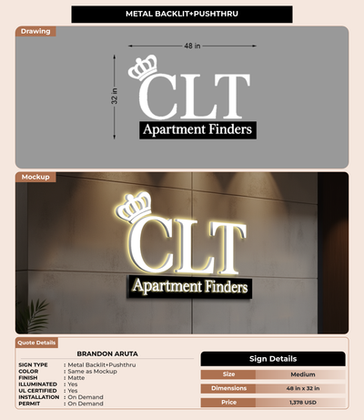 CUSTOM MOCKUP SIGN FOR Brandon Aruta