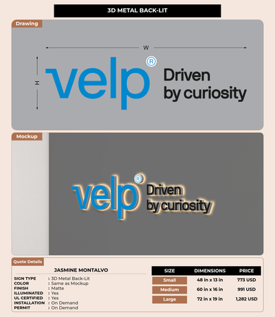 CUSTOM MOCKUP SIGN FOR jasmine montalvo