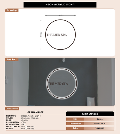 CUSTOM MOCKUP SIGN FOR Graham Rice