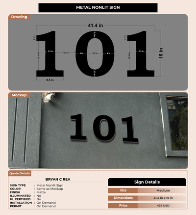 CUSTOM MOCKUP SIGN FOR Bryan c rea