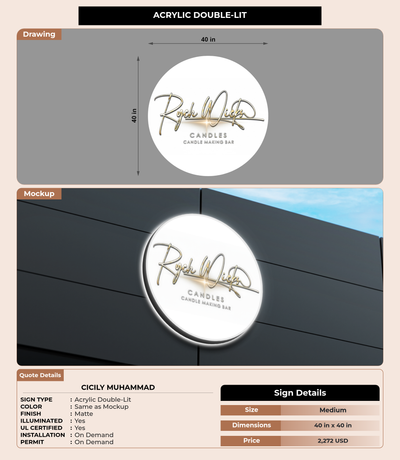 CUSTOM MOCKUP SIGN FOR Cicily Muhammad