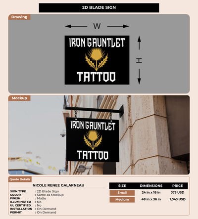 CUSTOM MOCKUP SIGN FOR Nicole Renee Galarneau