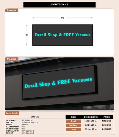 CUSTOM MOCKUP SIGN FOR Chirag