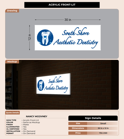 CUSTOM MOCKUP SIGN FOR Nancy Mcgivney