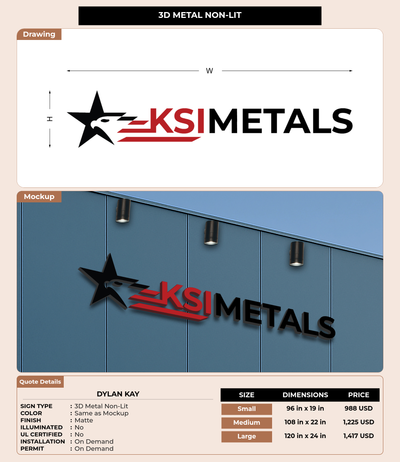 CUSTOM MOCKUP SIGN FOR Dylan Kay