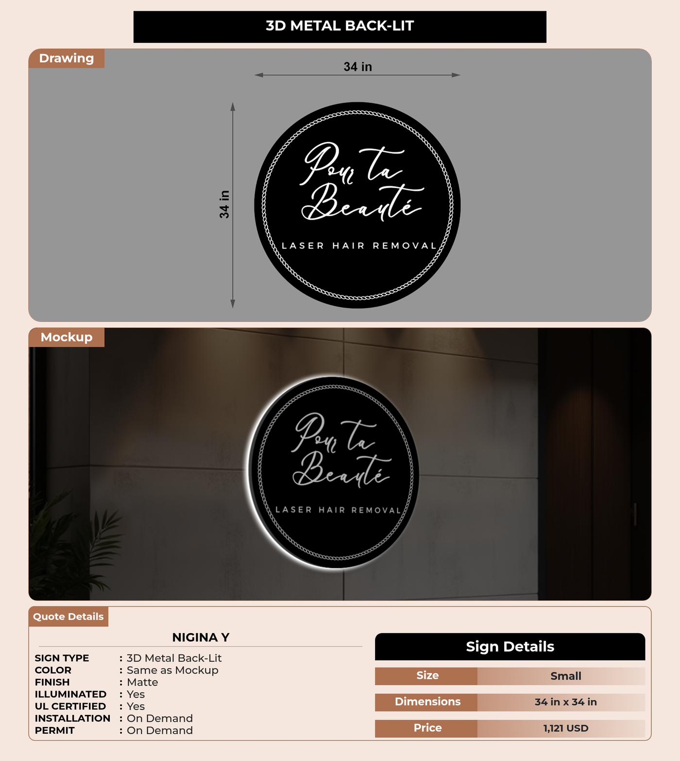 CUSTOM MOCKUP SIGN FOR Nigina Y