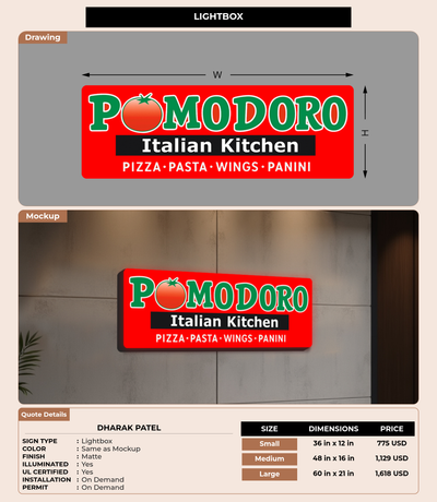 CUSTOM MOCKUP SIGN FOR Dharak Patel