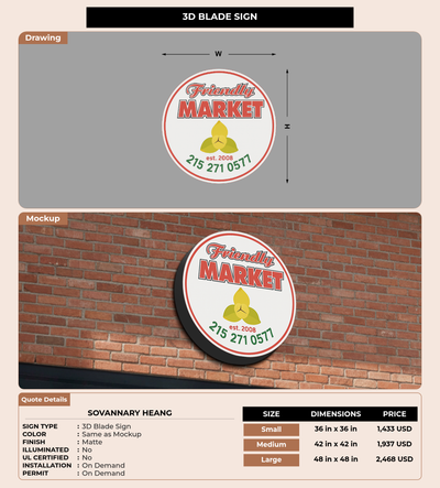 CUSTOM MOCKUP SIGN FOR Sovannary Heang