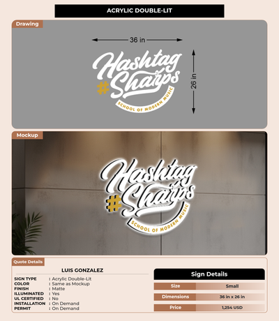 CUSTOM MOCKUP SIGN FOR Luis Gonzalez