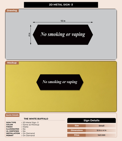 CUSTOM MOCKUP SIGN FOR The White Buffalo