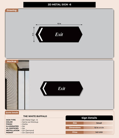 CUSTOM MOCKUP SIGN FOR The White Buffalo