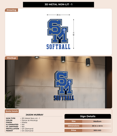 CUSTOM MOCKUP SIGN FOR Jason Murray