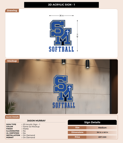 CUSTOM MOCKUP SIGN FOR Jason Murray