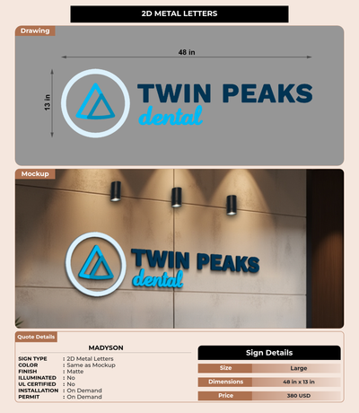 CUSTOM MOCKUP SIGN FOR Madyson