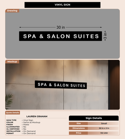 CUSTOM MOCKUP SIGN FOR Lauren Graham