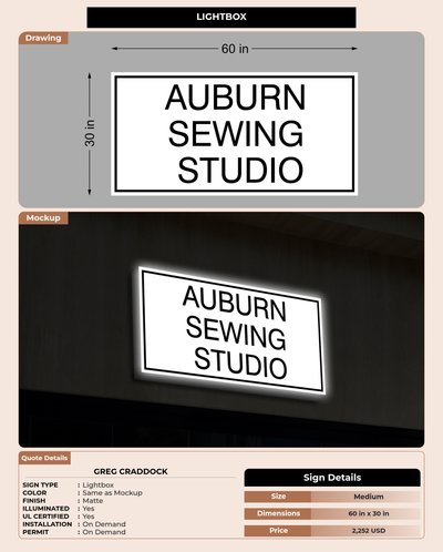 CUSTOM MOCKUP SIGN FOR Greg Craddock