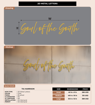 CUSTOM MOCKUP SIGN FOR Tia Harrison