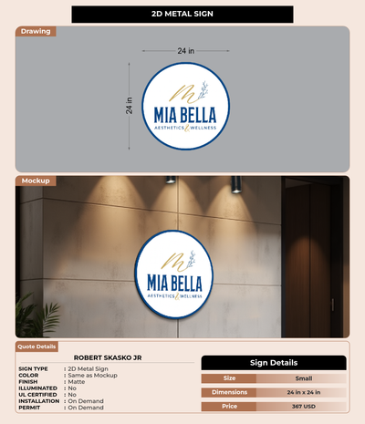 CUSTOM MOCKUP SIGN FOR Robert Skasko Jr