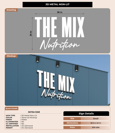 CUSTOM MOCKUP SIGN FOR jaysa dae