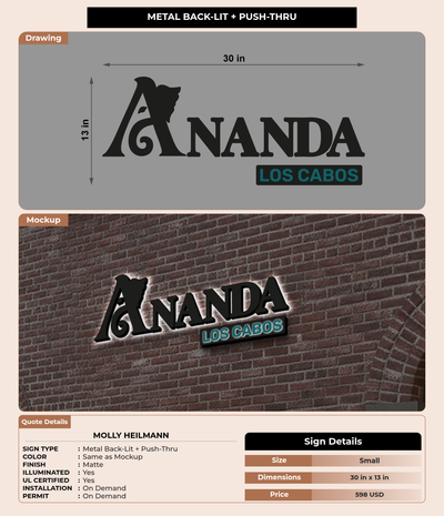 CUSTOM MOCKUP SIGN FOR Molly Heilmann