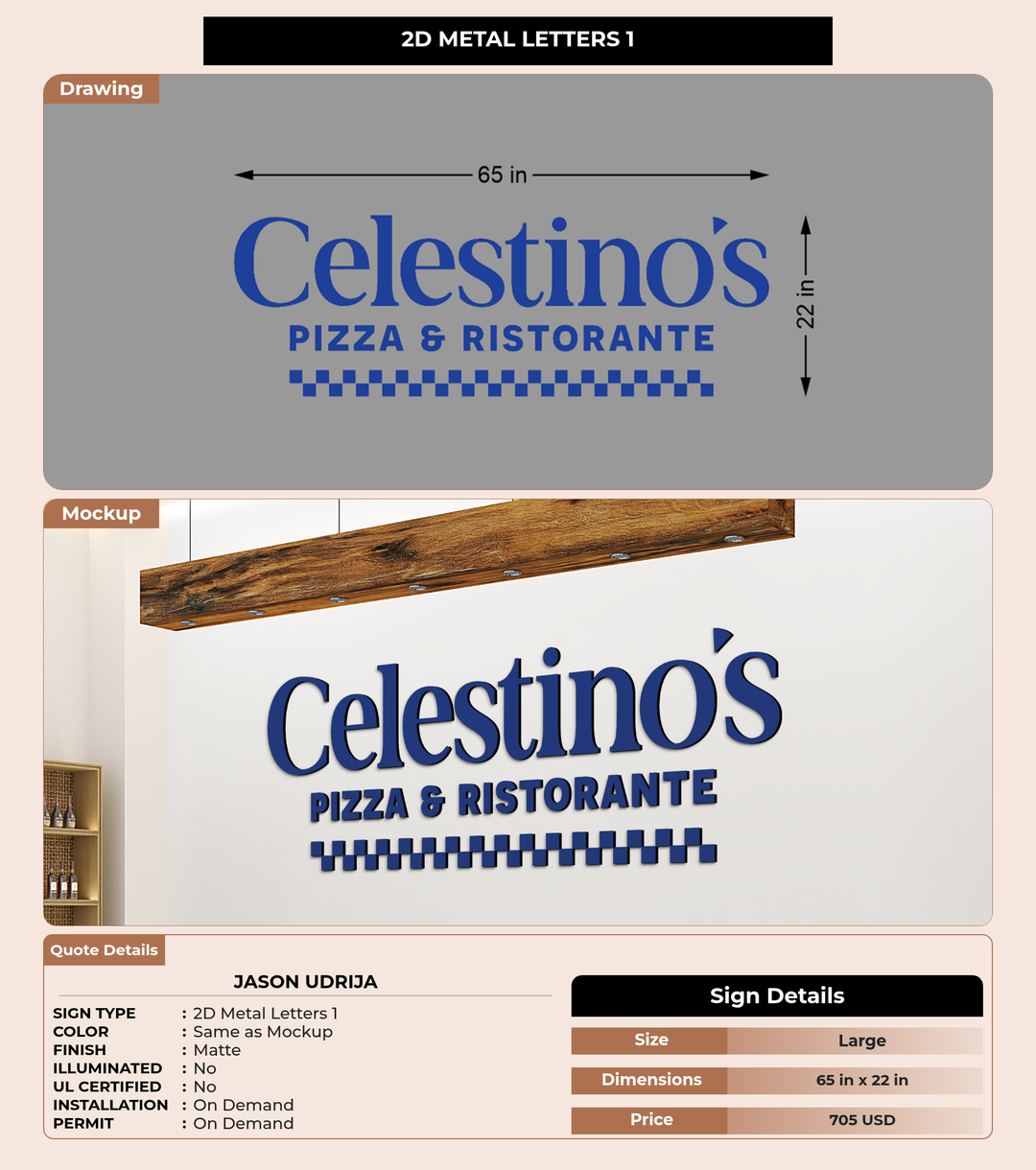 CUSTOM MOCKUP SIGN FOR Jason Udrija