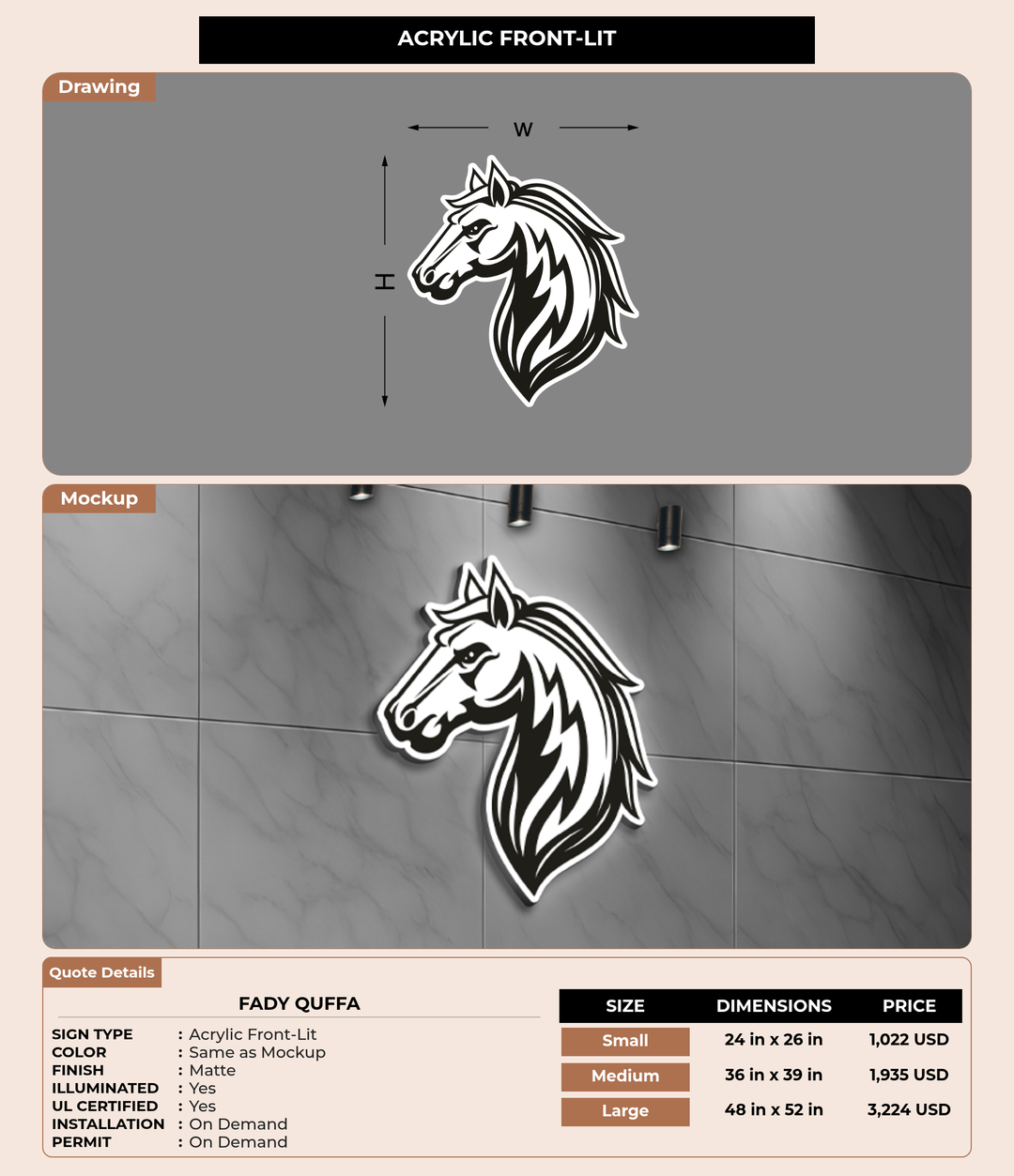 CUSTOM MOCKUP SIGN FOR Fady Quffa