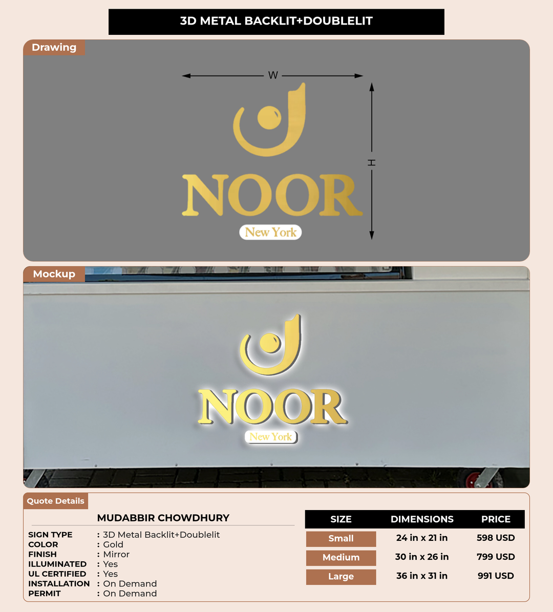 CUSTOM MOCKUP SIGN FOR Mudabbir Chowdhury