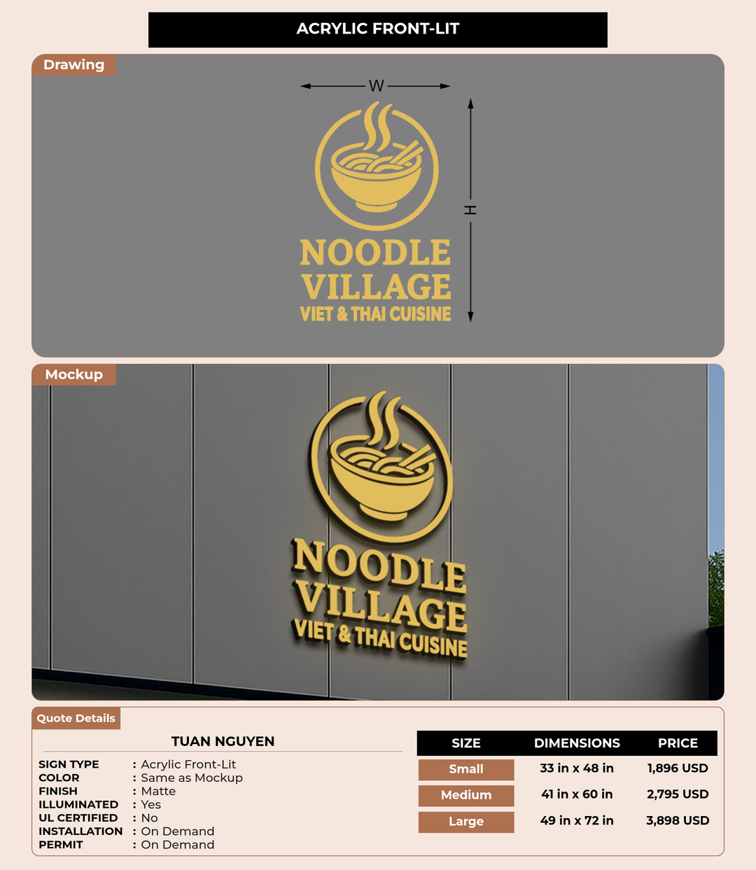 CUSTOM MOCKUP SIGN FOR Tuan Nguyen