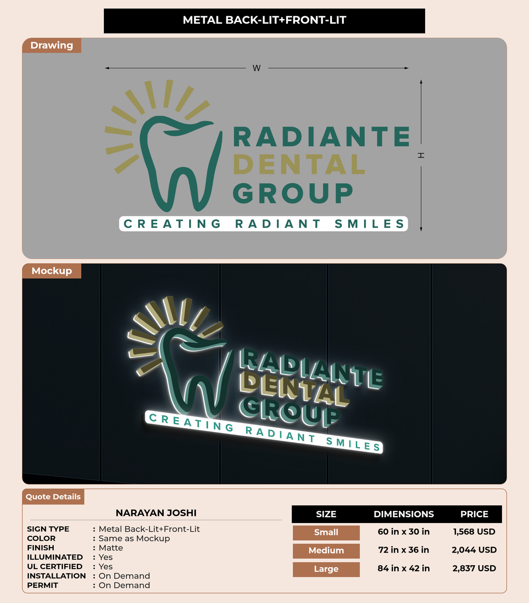 CUSTOM MOCKUP SIGN FOR Narayan Joshi