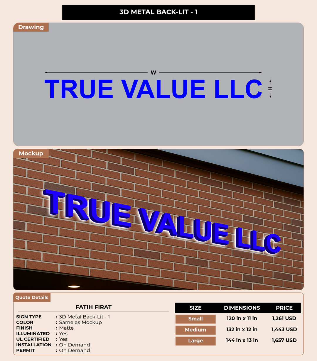 CUSTOM MOCKUP SIGN FOR Fatih Firat
