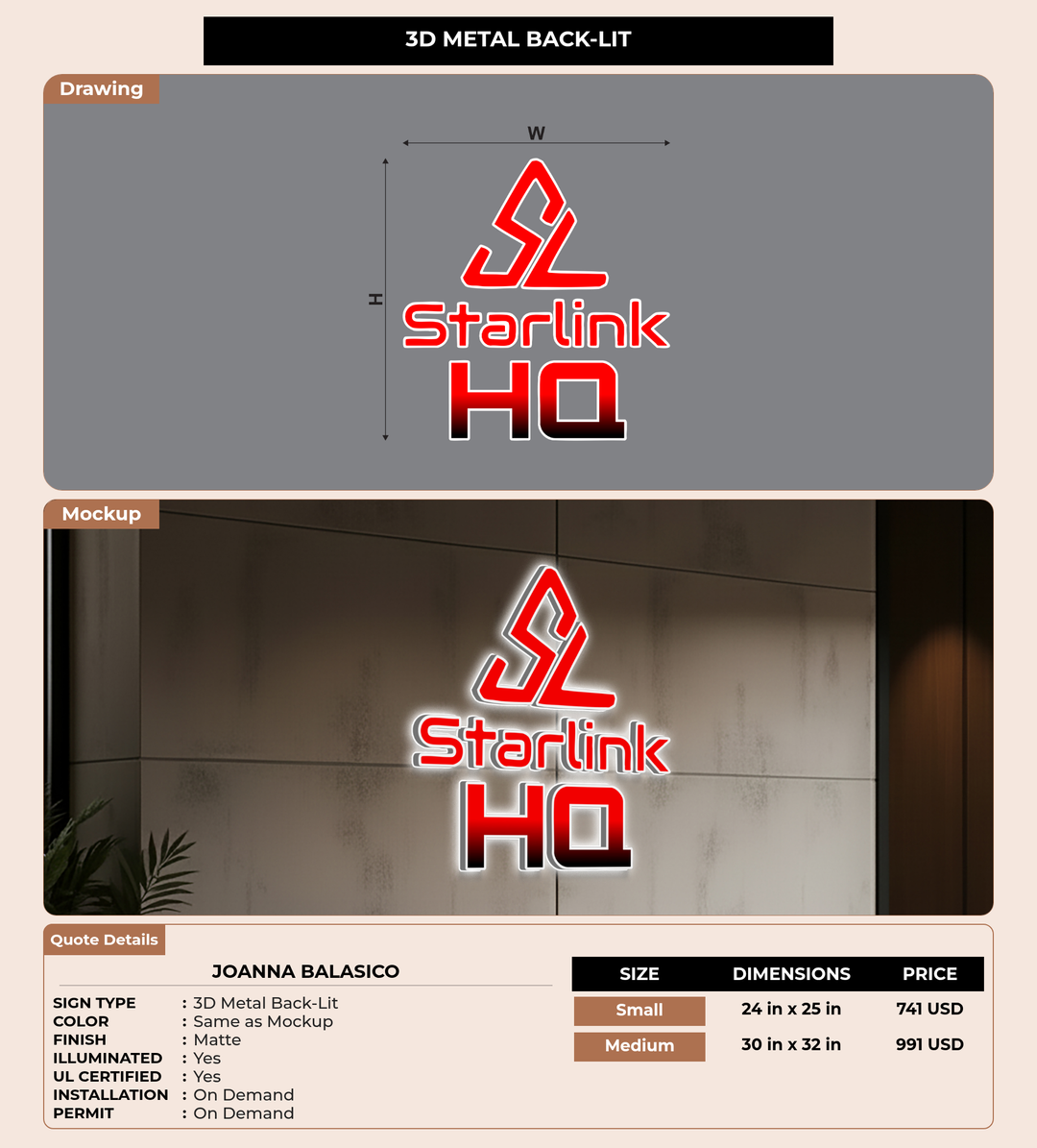 CUSTOM MOCKUP SIGN FOR Joanna Balasico