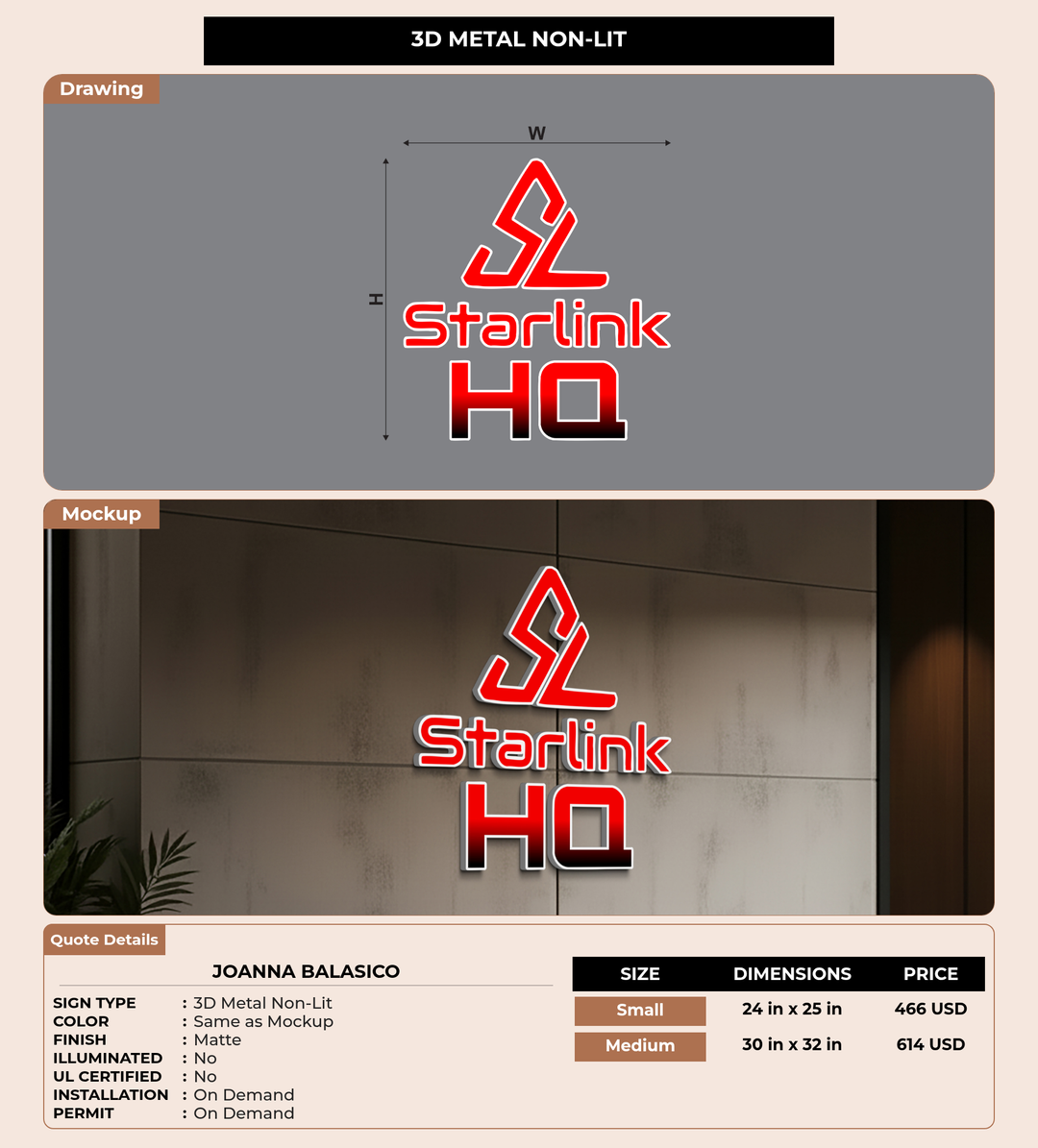 CUSTOM MOCKUP SIGN FOR Joanna Balasico