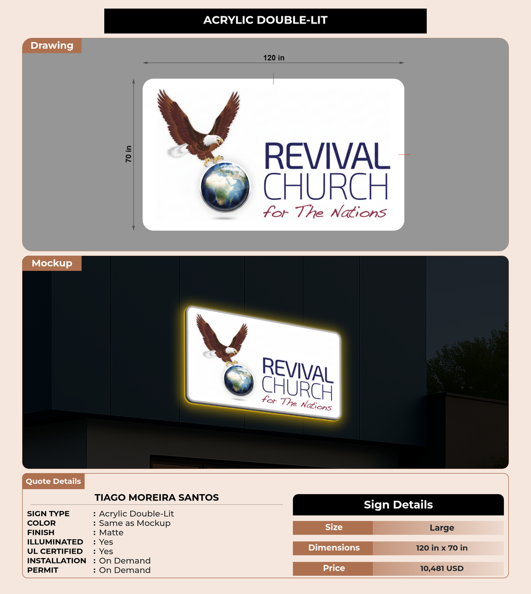 CUSTOM MOCKUP SIGN FOR TIAGO MOREIRA SANTOS