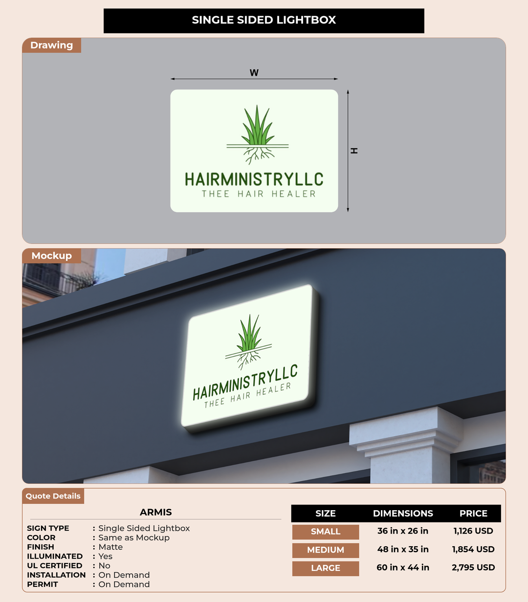 CUSTOM MOCKUP SIGN FOR Armis