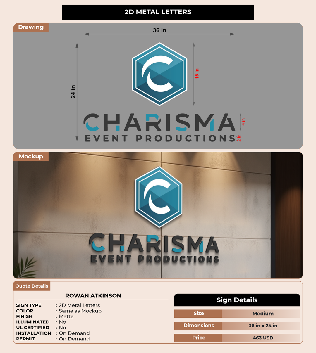 CUSTOM MOCKUP SIGN FOR Rowan Atkinson