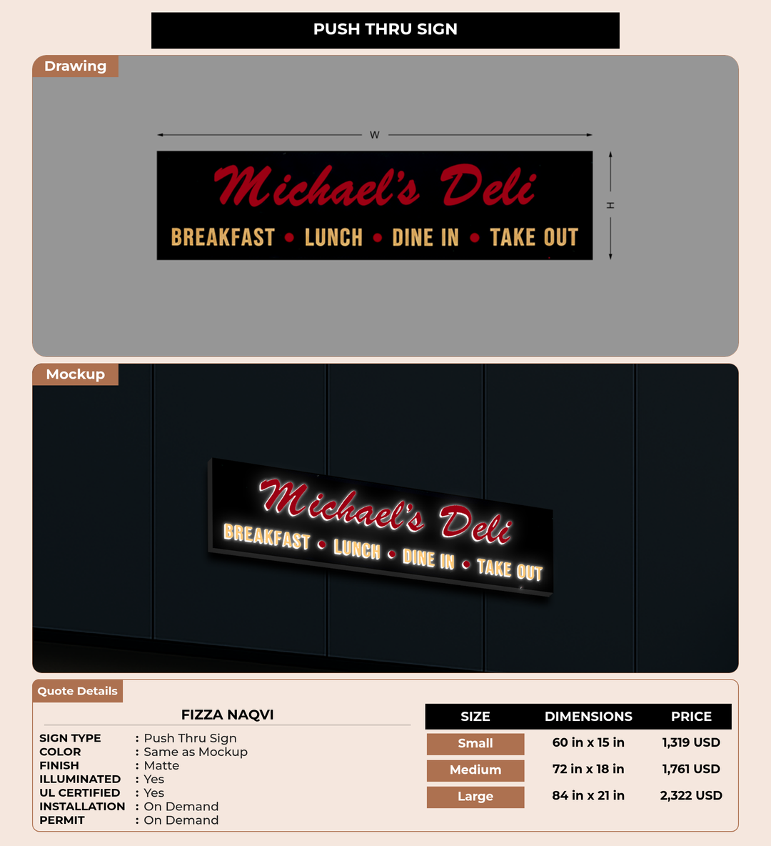 CUSTOM MOCKUP SIGN FOR Fizza Naqvi